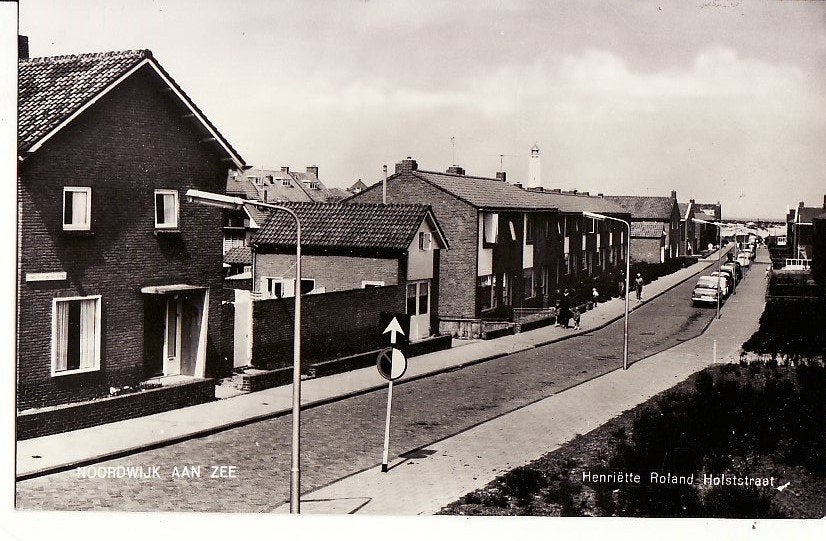 Noordwijk aan Zee (ZH) Henriette Roland Holststraat 1960., Ophalen, 1940 tot 1960, Ongelopen, Zuid-Holland