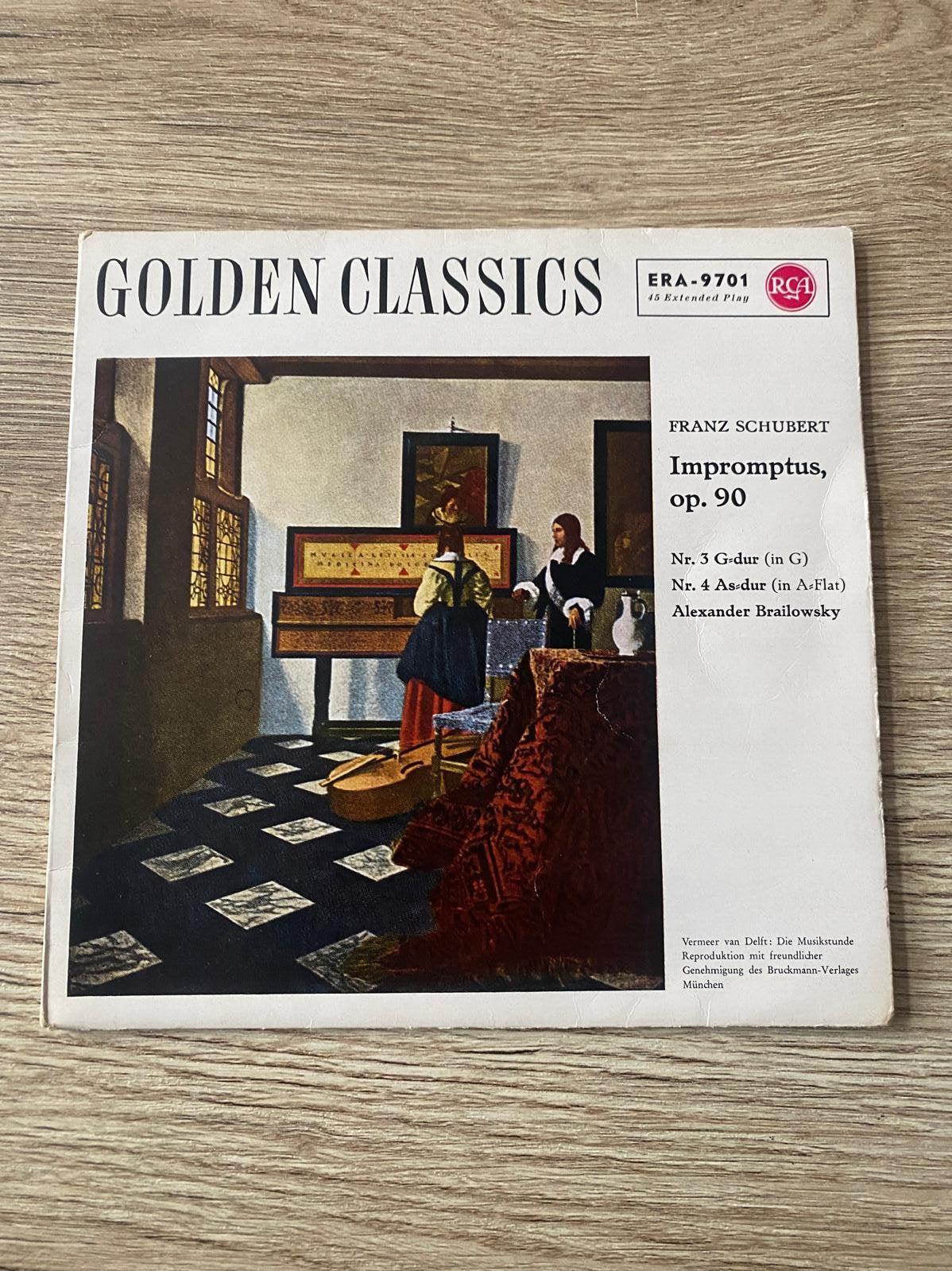 Franz Schubert – Impromptus op. 90| Alexander Brailowsky |EP, 7 inch, Ophalen of Verzenden, Romantiek, EP