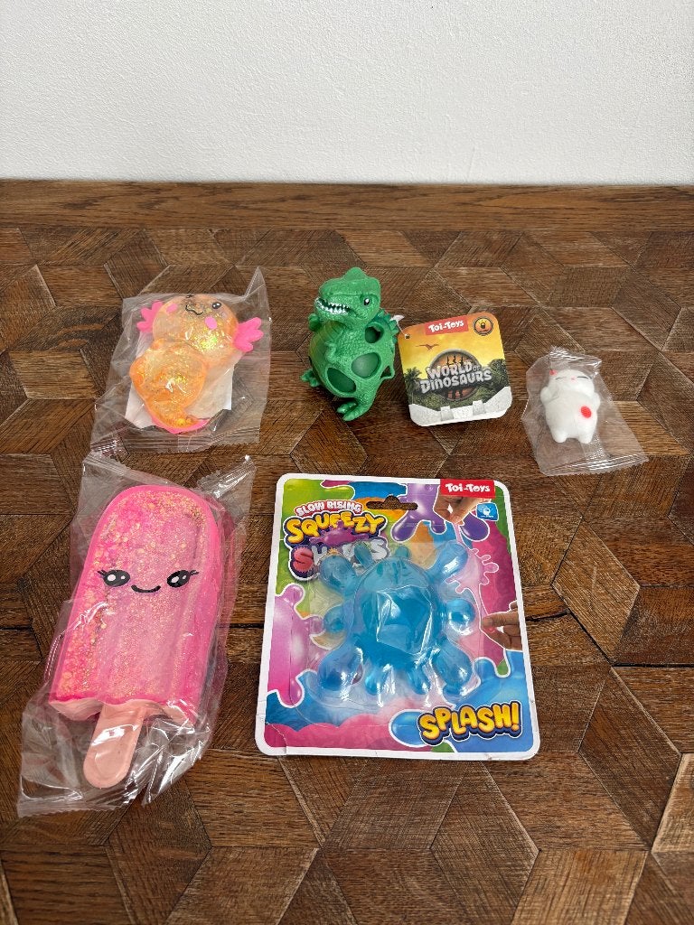Combo verschillende soorten squishies Needohs stressballen, Ophalen of Verzenden, Nieuw