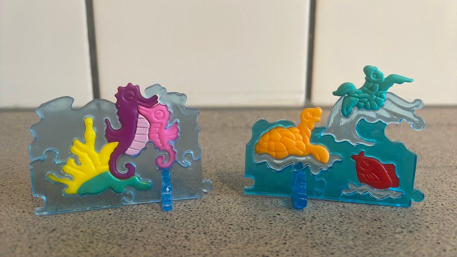Kindersurprise verrassingsei 3 d puzzel zeedieren, Ophalen of Verzenden, Zo goed als nieuw