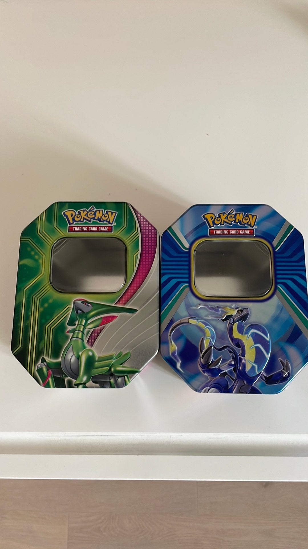Pokemon tin Boxen, Ophalen of Verzenden, Zo goed als nieuw, Overige typen