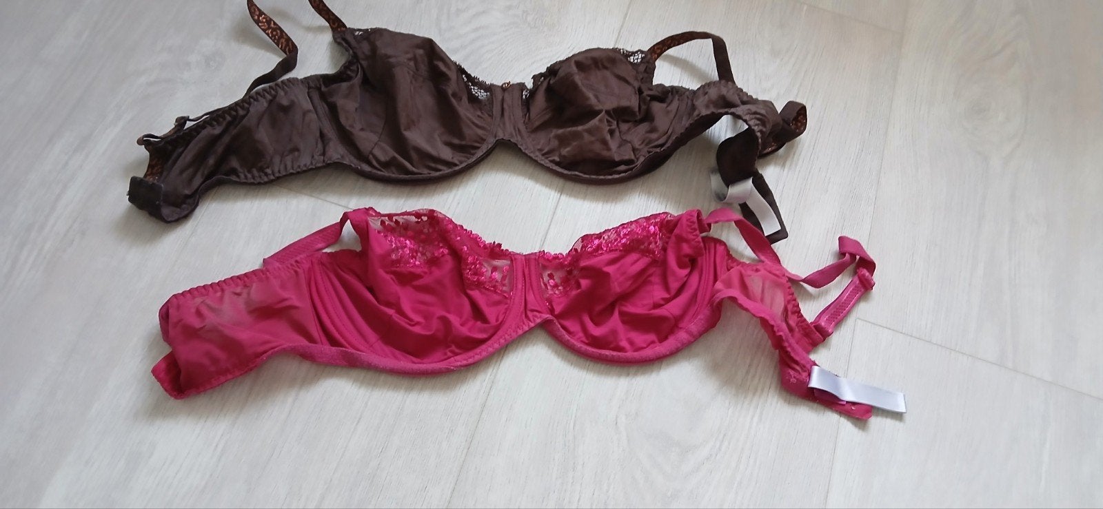 bruine en roze primadonna bh mt 75D/70E, Prima Donna, Ophalen of Verzenden, Bruin, BH
