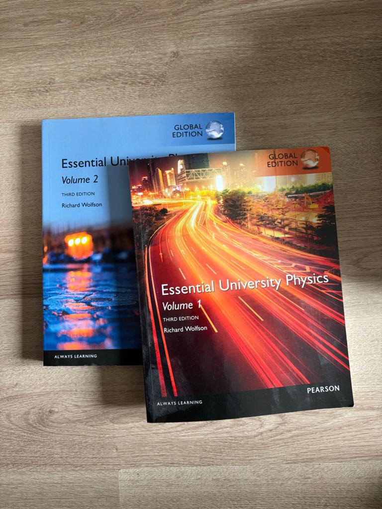 Essential University Physics - Wolfson (Volume 1 & 2, Ophalen, Beta, Zo goed als nieuw, WO