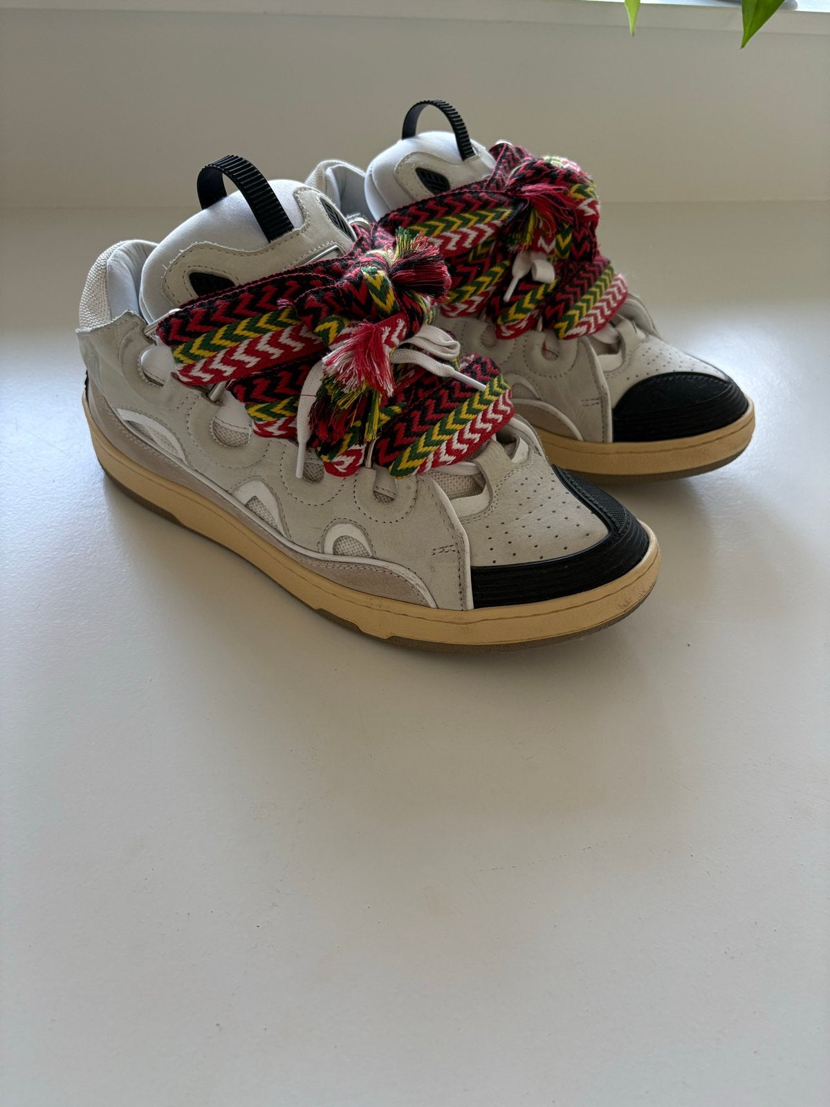 Lanvin Curb Sneakers - Maat 42, Verzenden, Zo goed als nieuw, Wit, Sneakers of Gympen