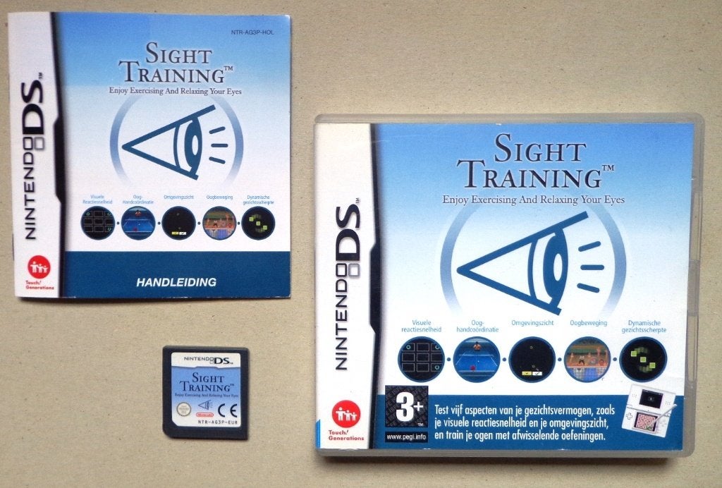 Sight Training voor de Nintendo DS Compleet, Puzzel en Educatief, 1 speler, Ophalen of Verzenden, Zo goed als nieuw