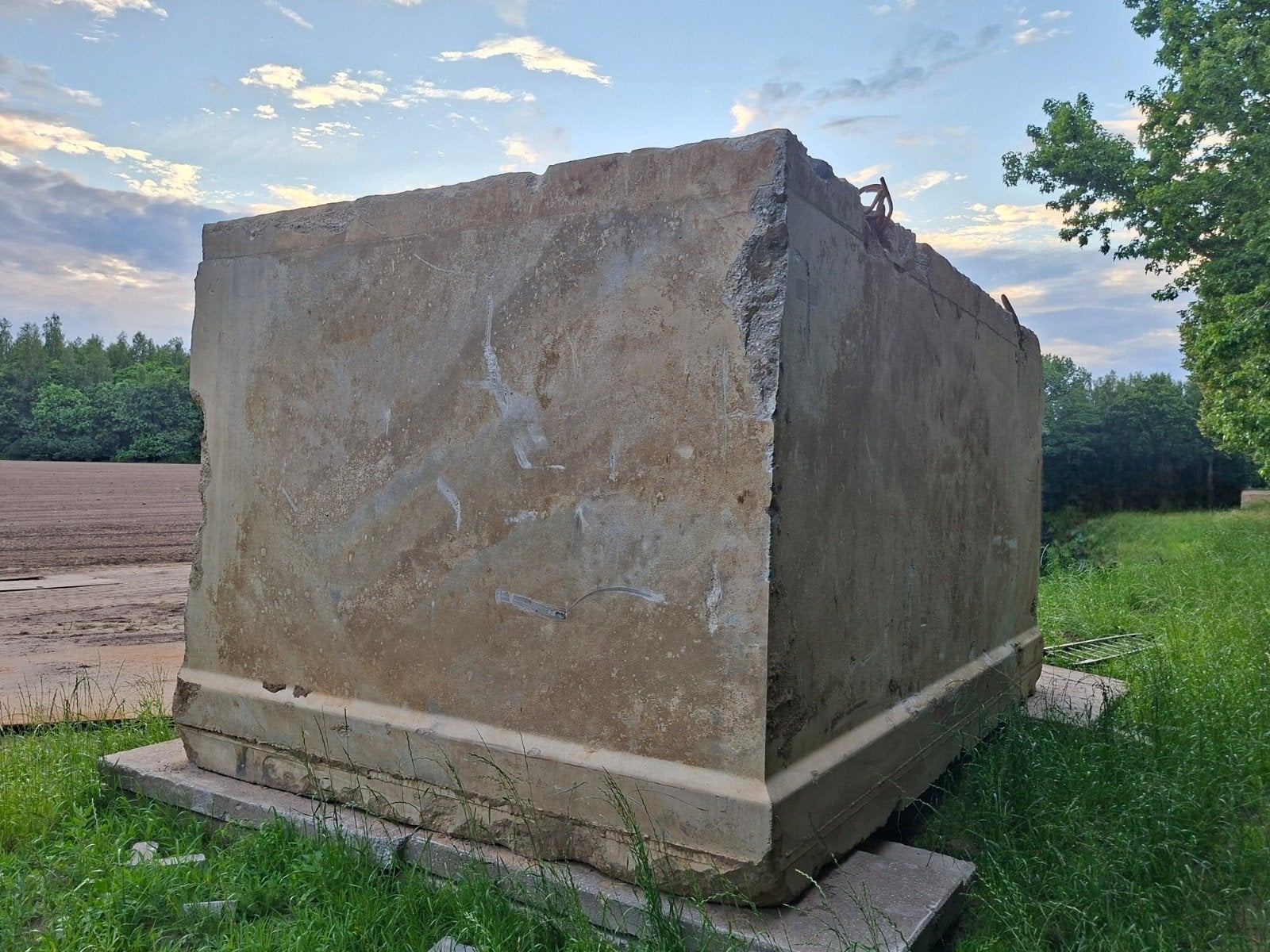 Prefab beton kelder beton put 35m3, Ophalen