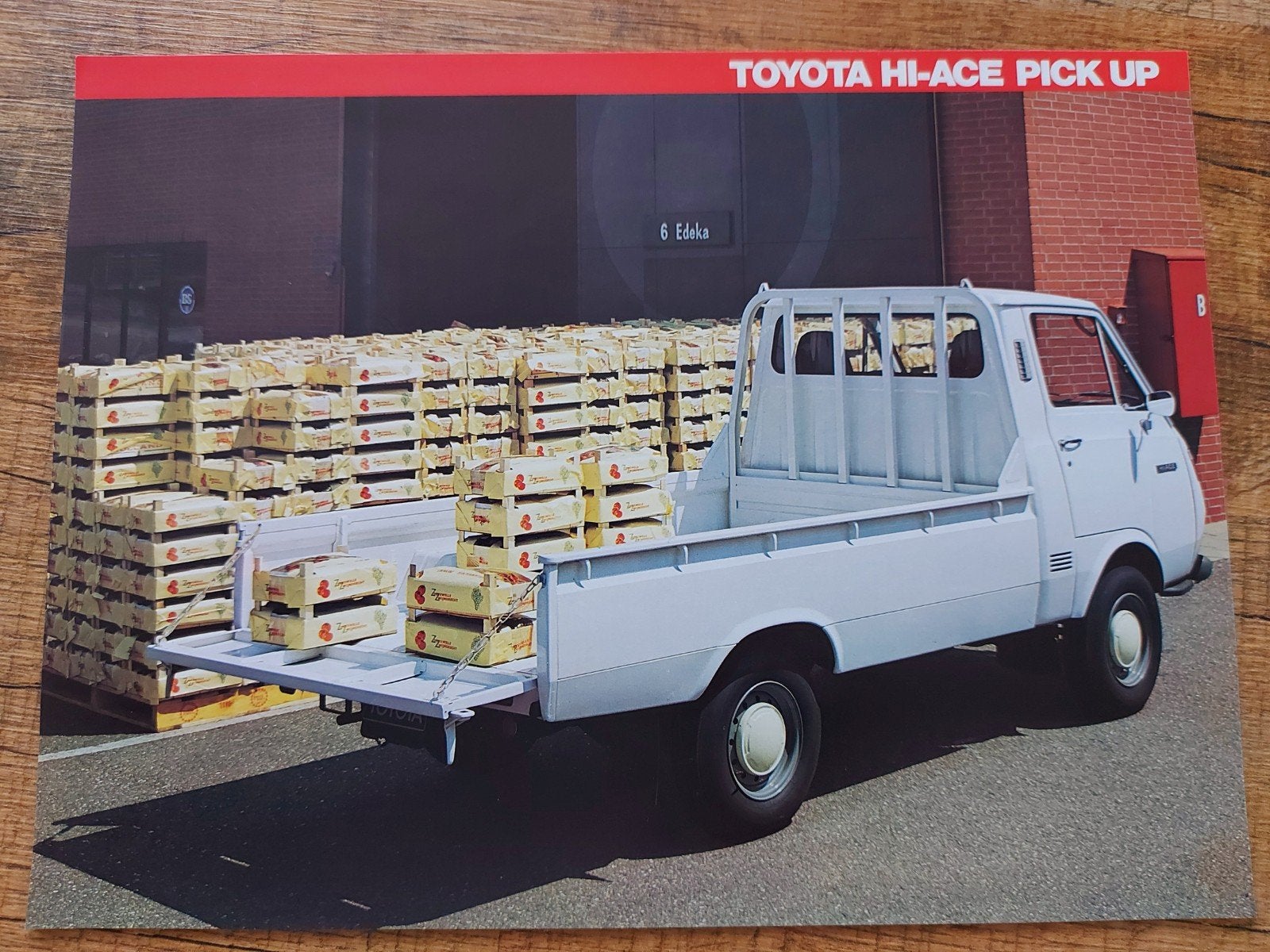 oude Toyota Hi ace pick-up bus folder + specificaties, Ophalen of Verzenden, Zo goed als nieuw, Toyota
