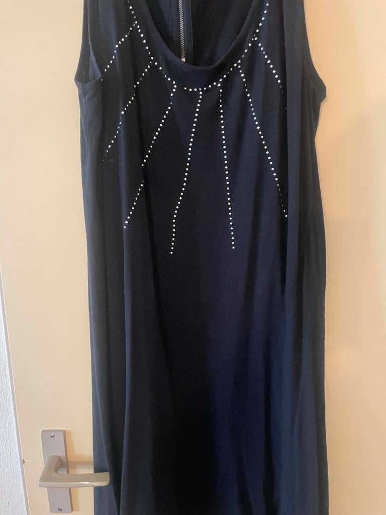 Lange asymmetrische jurk van In Extenso, Zwart, Maat 46/48 (XL) of groter, Ophalen of Verzenden, Zo goed als nieuw