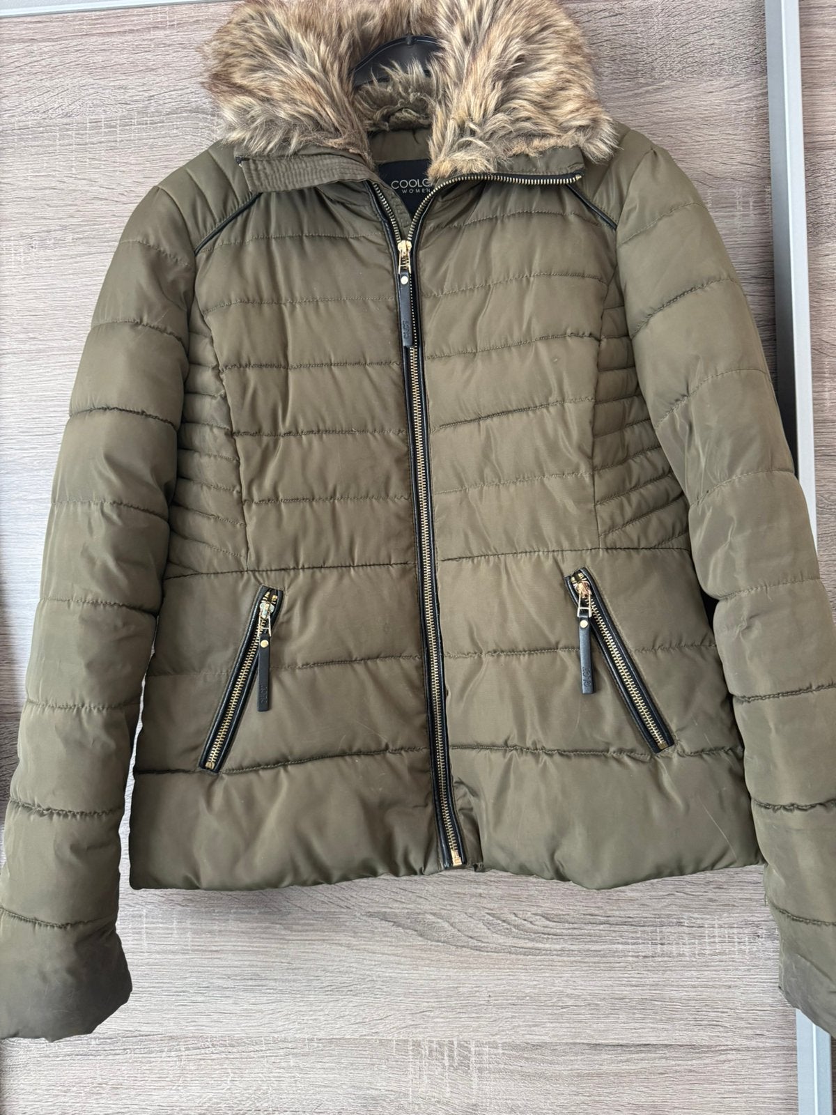 Coolcat dames winterjas maat S - Lekker warm!, Ophalen of Verzenden, Gedragen, Maat 36 (S), Groen