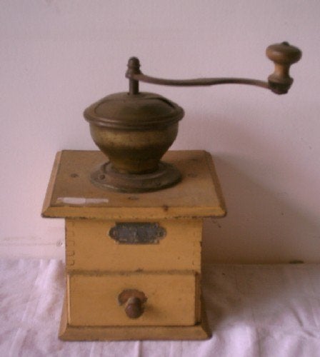 Houten koffiemolen 1920 eeuw ., Antiek en Kunst, Ophalen of Verzenden