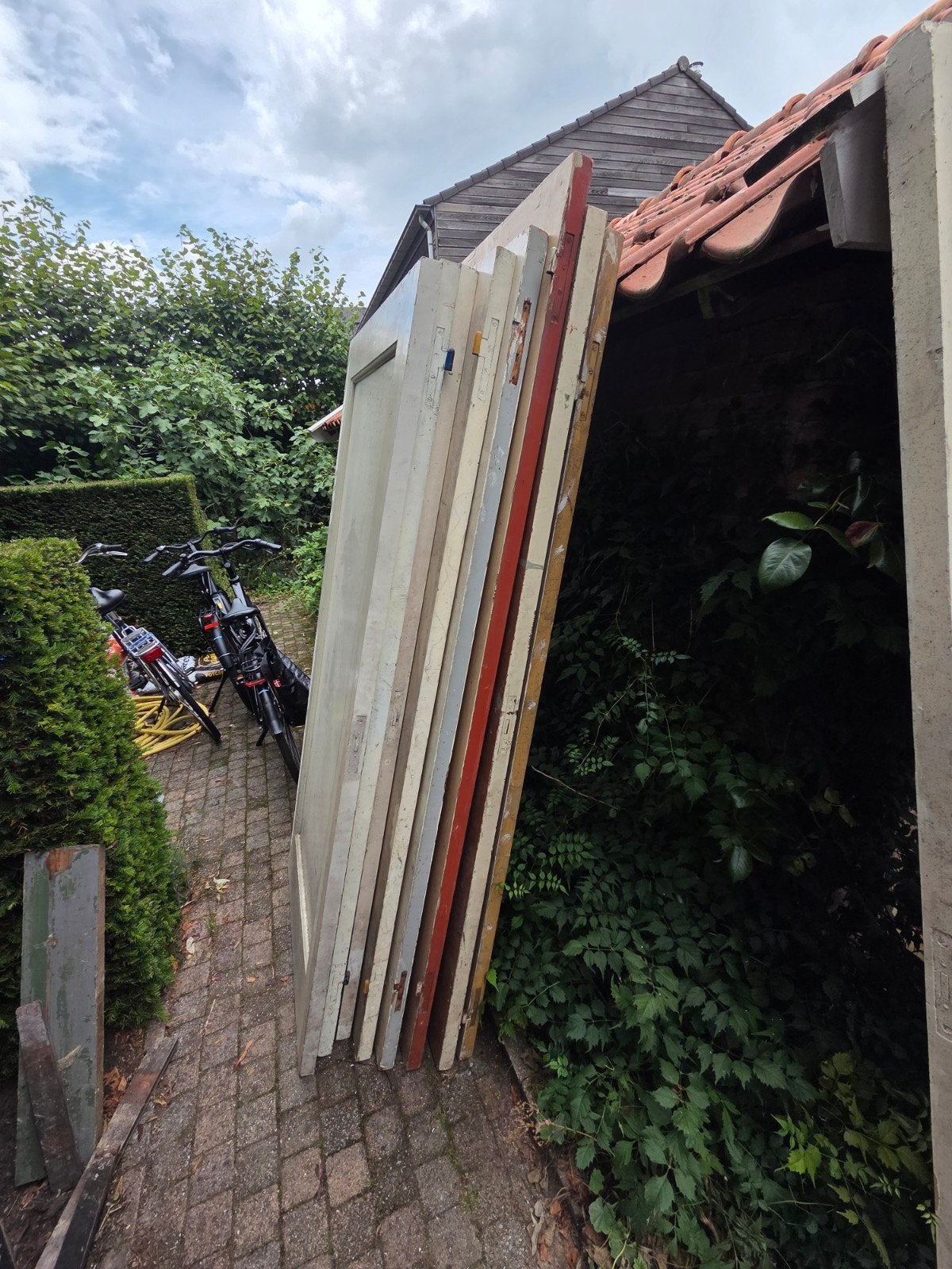 Diverse gebruikte binnendeuren, verschillende maten, Ophalen, Gebruikt, 80 tot 100 cm, Binnendeur