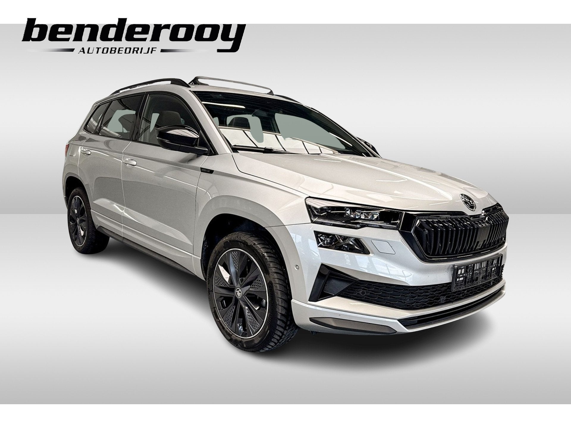 Skoda Karoq 1.5 TSI ACT Sportline Business (bj 2025), Auto's, Dealer onderhouden, Stof, Euro 6, Automatische klimaatregeling