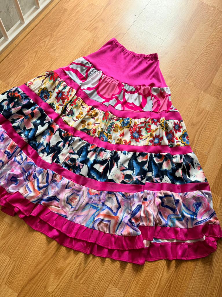 Schitterende Ibiza rok maat M/L, Overige kleuren, Maat 42/44 (L), Ophalen of Verzenden, Zo goed als nieuw
