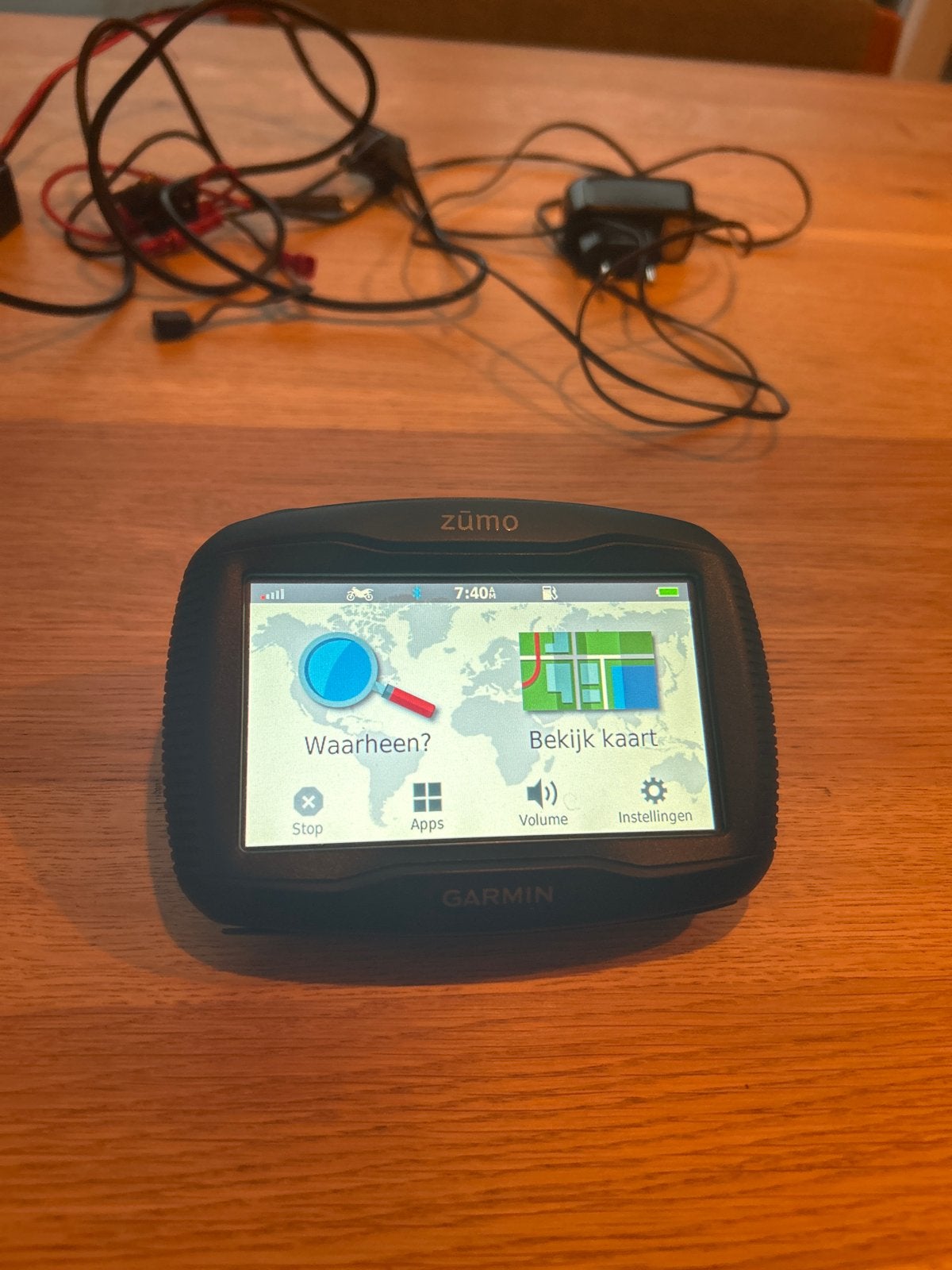 Garmin Zūmo 345LM Motorfiets Navigatiesysteem, Ophalen of Verzenden, Gebruikt