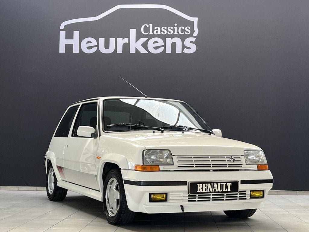 Renault 5 1.4 GT Turbo | Nieuwstaat |, Auto's, Stof, Gebruikt, 4 cilinders, Wit