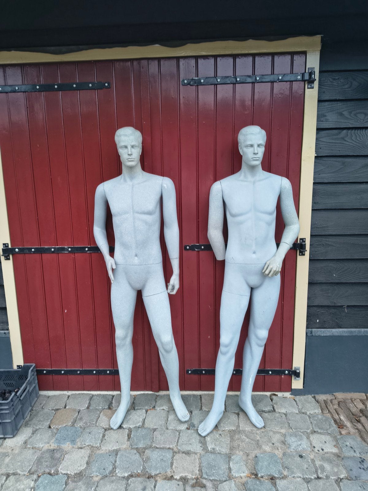 2x heren etalagepop / etalagefiguur / mannequin – €40 samen, Ophalen, Gebruikt