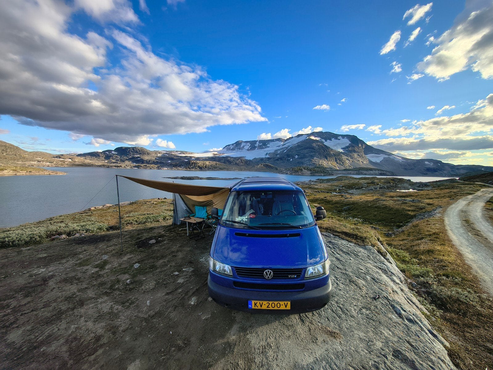 VW T4 TDI 2002 - 240000km - half tarief, Voorwielaandrijving, Overige carrosserieën, Blauw, Origineel Nederlands