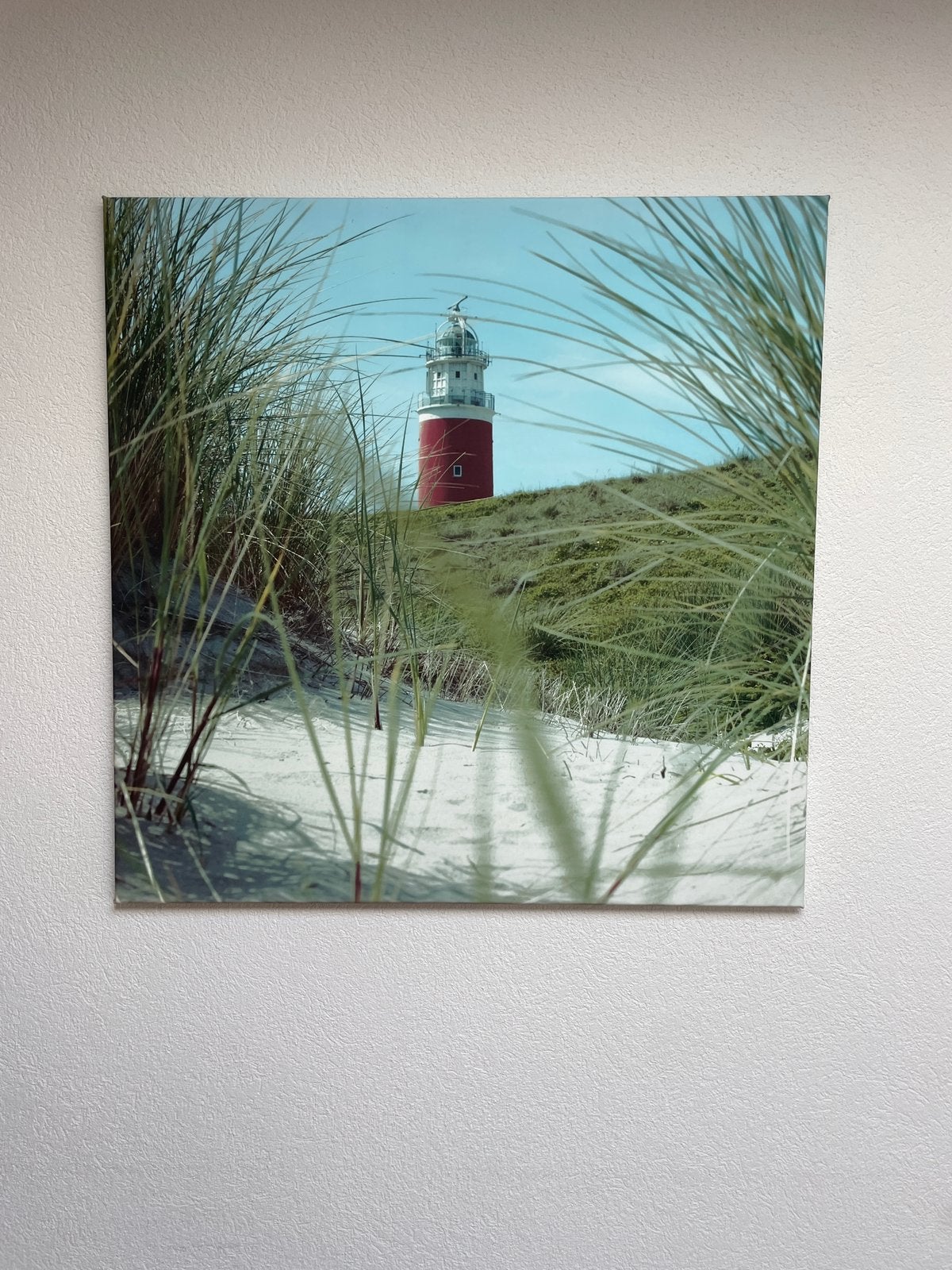 Canvas vuurtoren Texel 80x80, Ophalen