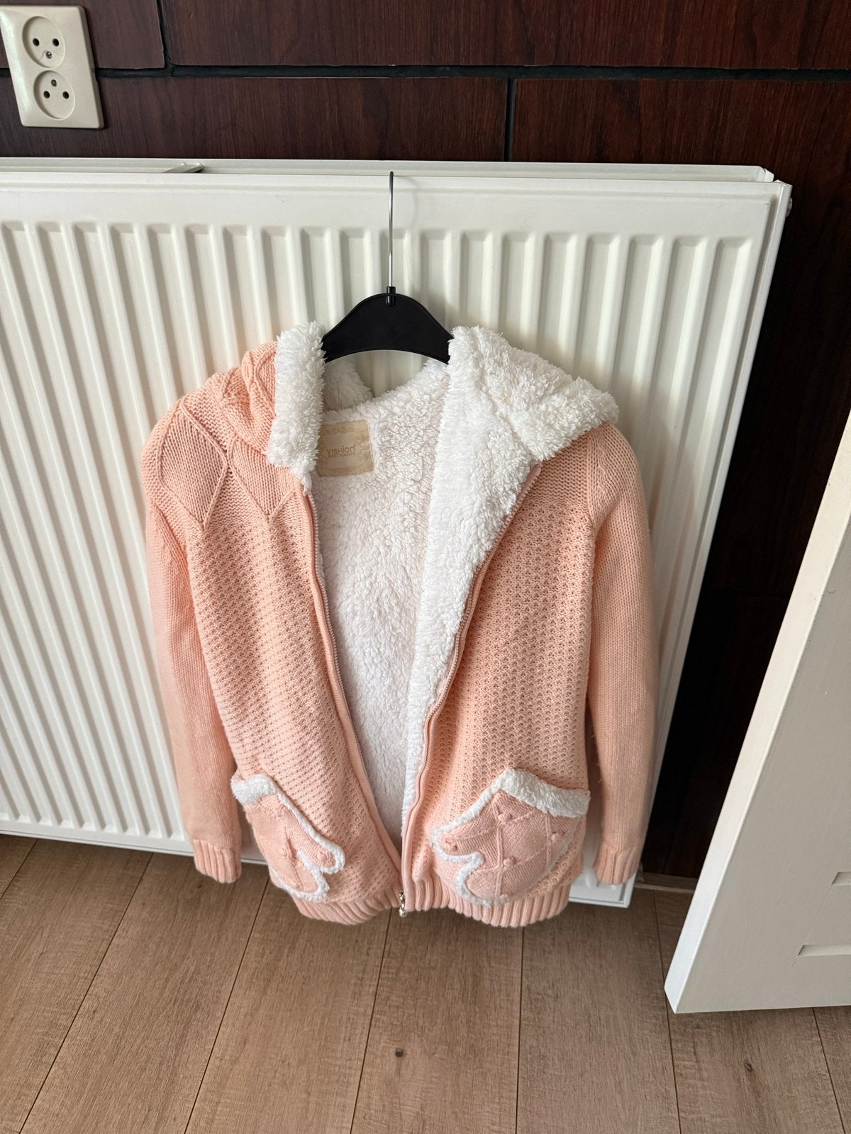 Roze winter vest met teddy voering - Maat M, Ophalen of Verzenden, Zo goed als nieuw, Maat 38/40 (M), Roze