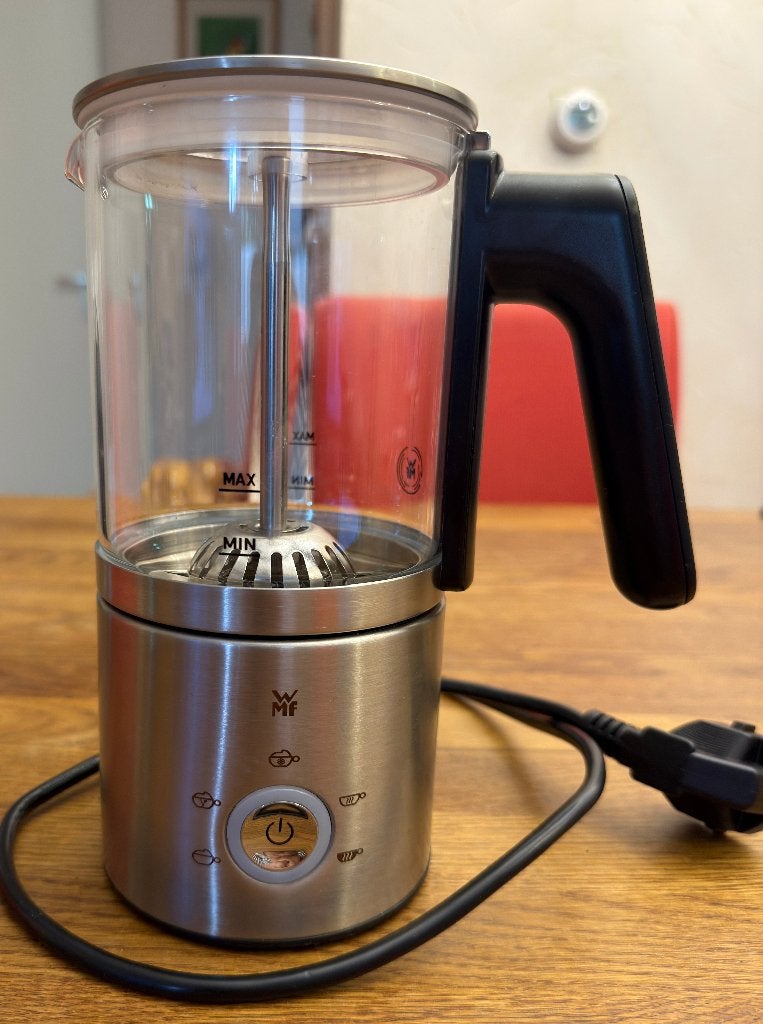 Melk opschuimer/ WMF Glass Milk Froter, Ophalen, Zo goed als nieuw, Elektrische melkopschuimer