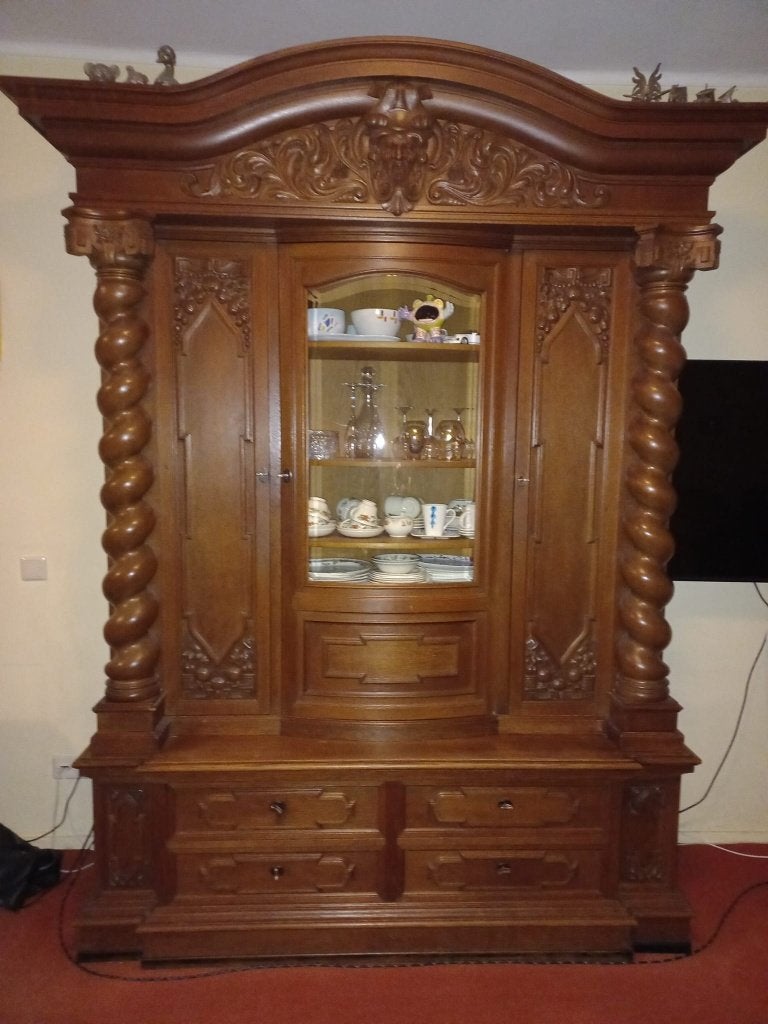 Antiek eiken kast, Antiek en Kunst, Ophalen