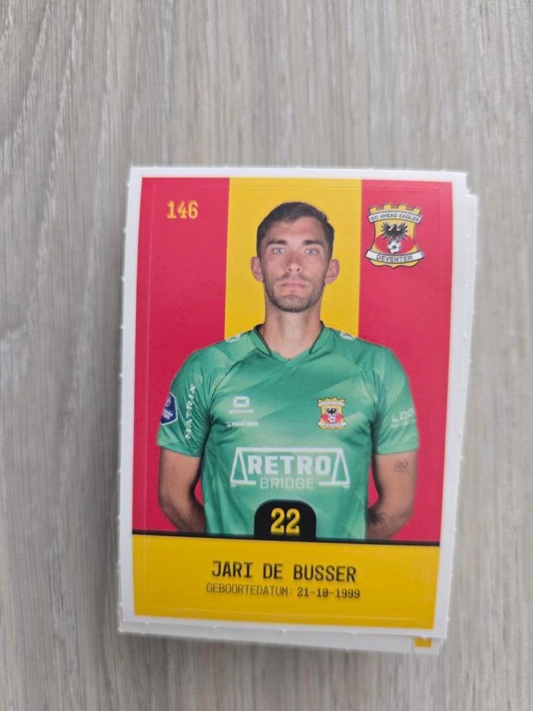 Plus Voetbal Stickers Go Ahead Eagles, Ophalen of Verzenden, Nieuw