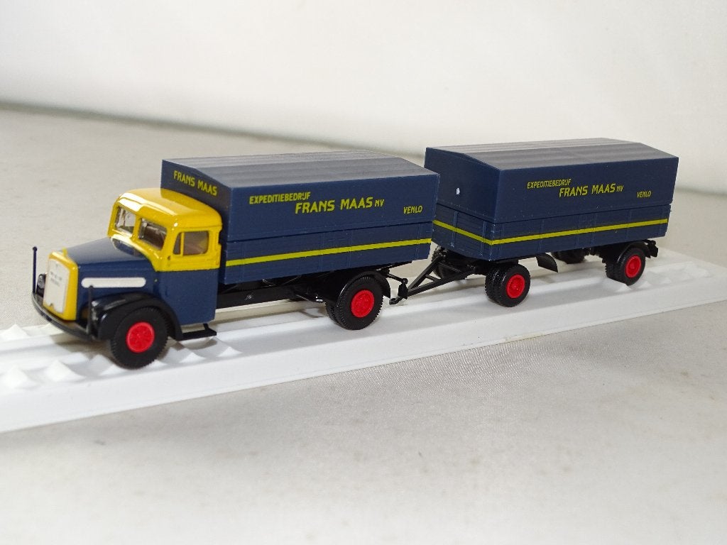 1/87 Brekina Man Frans Maas, Ophalen of Verzenden, Nieuw, Bus of Vrachtwagen, Brekina