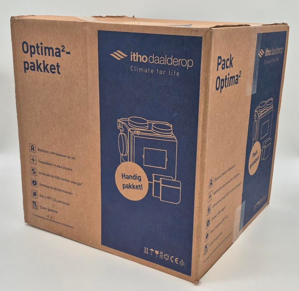 Itho Daalderop ventilatie, Optima 2(2 co2 bediening), Nieuw, Ophalen of Verzenden, Nieuw, Afzuiger