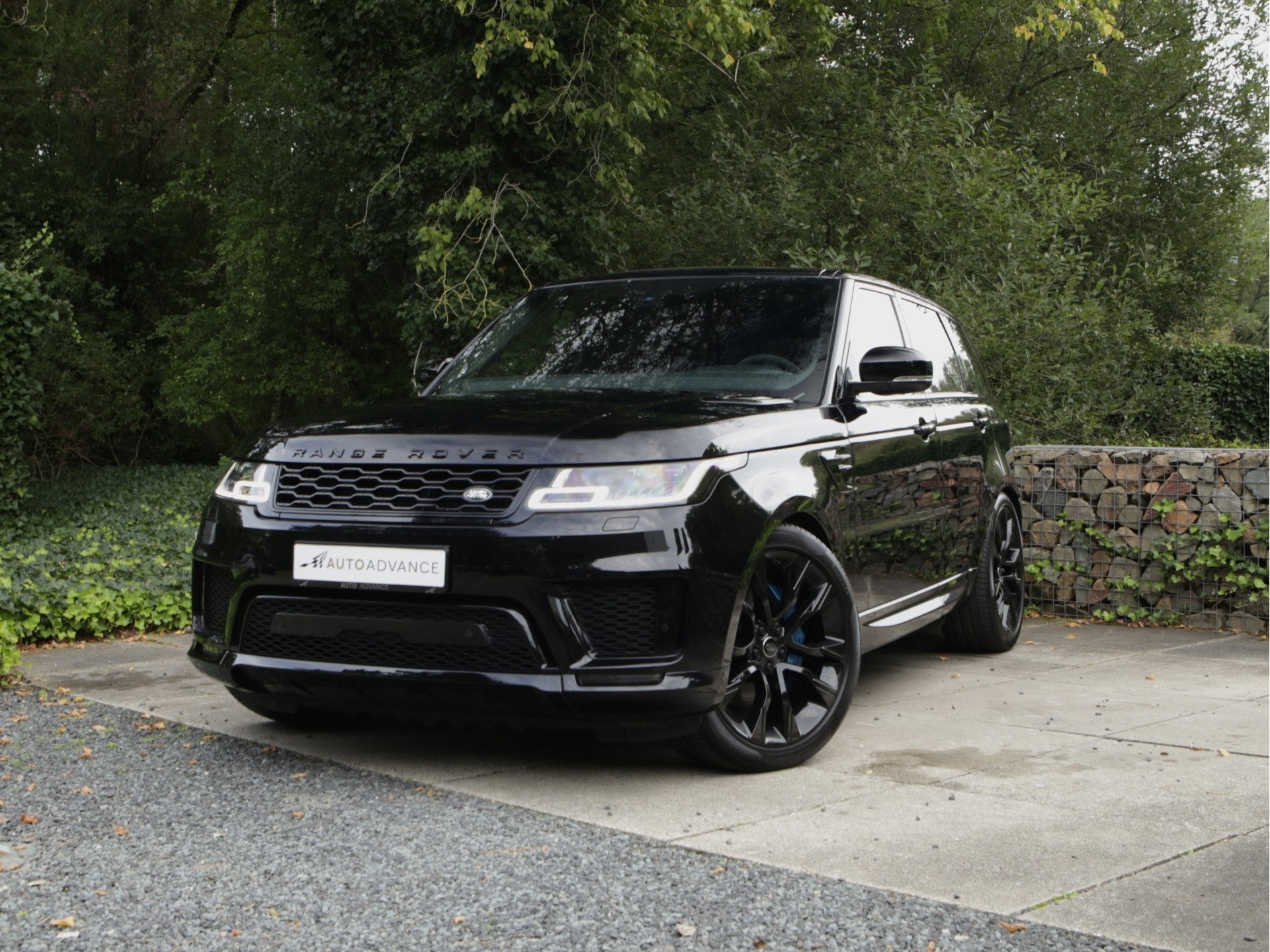 Land Rover Range Rover Sport D300 HST Black Design Pack, Auto's, 2993 cc, Zwart, Leder, Bedrijf