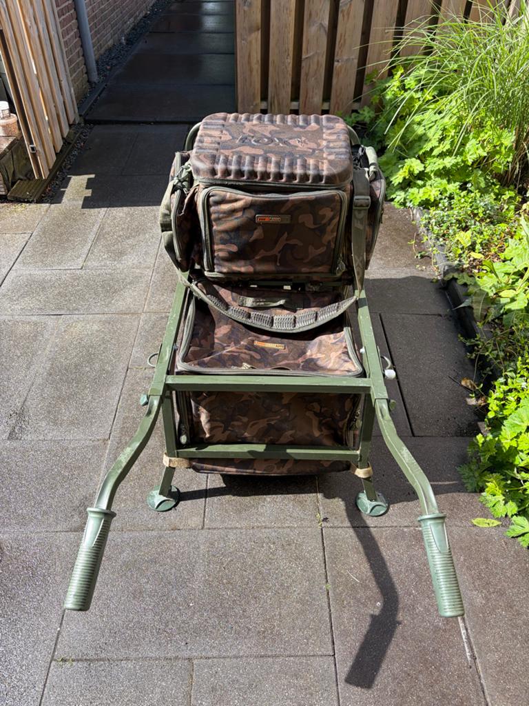 Fox Explorer Barrow en Fox F-Box Tackle Box + Barrow Bags, Ophalen of Verzenden, Gebruikt, Overige typen
