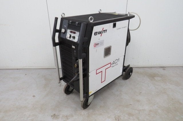 EWM Taurus 401 mig/mag lasapparaat 400V, Ophalen of Verzenden, Gebruikt, Minder dan 150 ampère, Elektroden