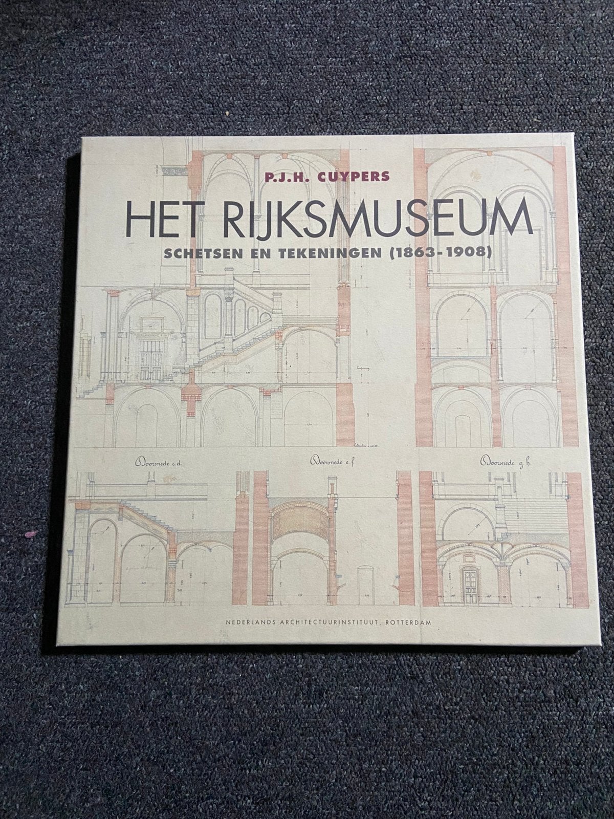 Het Rijksmuseum - schetsen en tekeningen van Cuypers, Boeken, Ophalen of Verzenden, Zo goed als nieuw