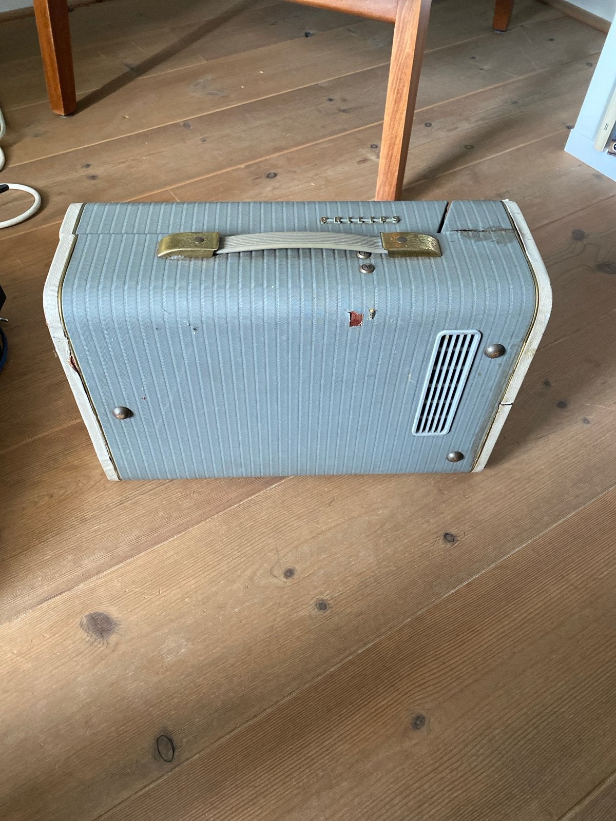 Vintage Philips Platenspeler - Draagbaar Model, Audio, Tv en Foto, Ophalen, Gebruikt, Platenspeler, Philips