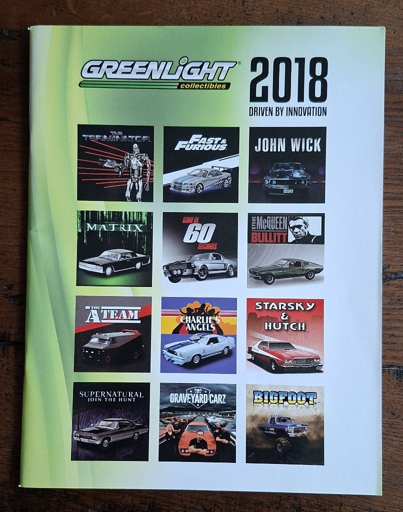 Catalogus Greenlight collectibles 2018 1/64 1/24 1/43 + 1/64, Ophalen of Verzenden, Nieuw, Overige typen