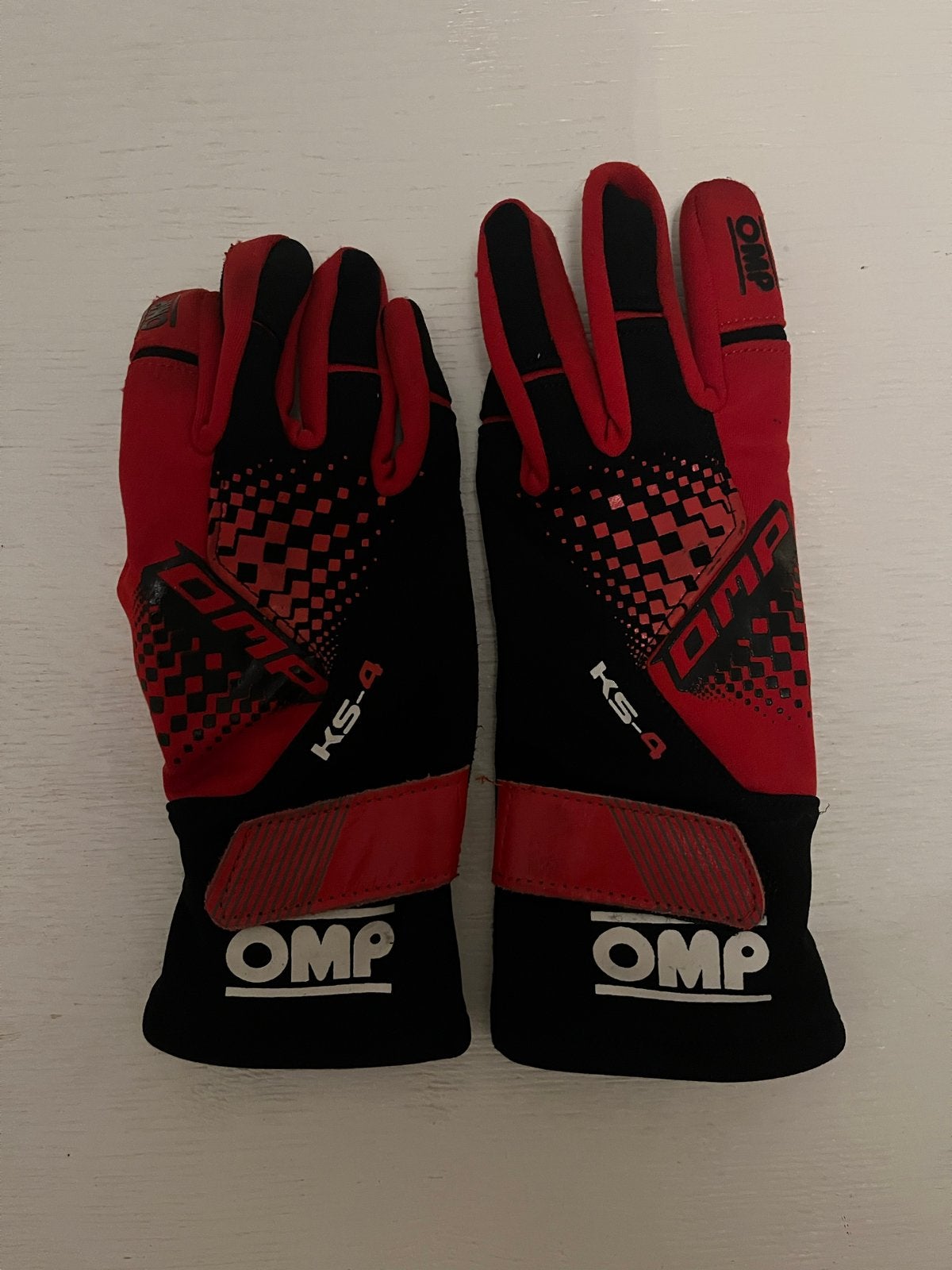 OMP KS-4 Kart Handschoenen - Maat XS, Auto diversen, Ophalen of Verzenden, Gebruikt