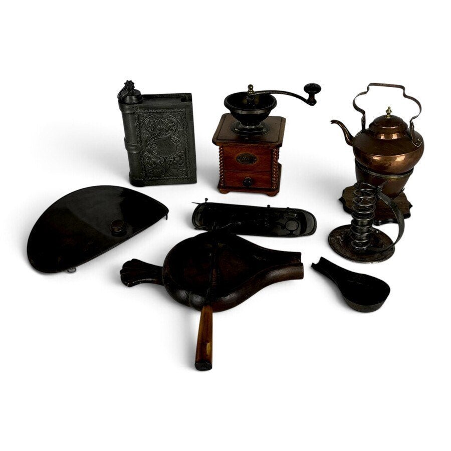 Lot divers (8x), o.a. koffiemolen en ratcave kandelaartje, Ophalen of Verzenden