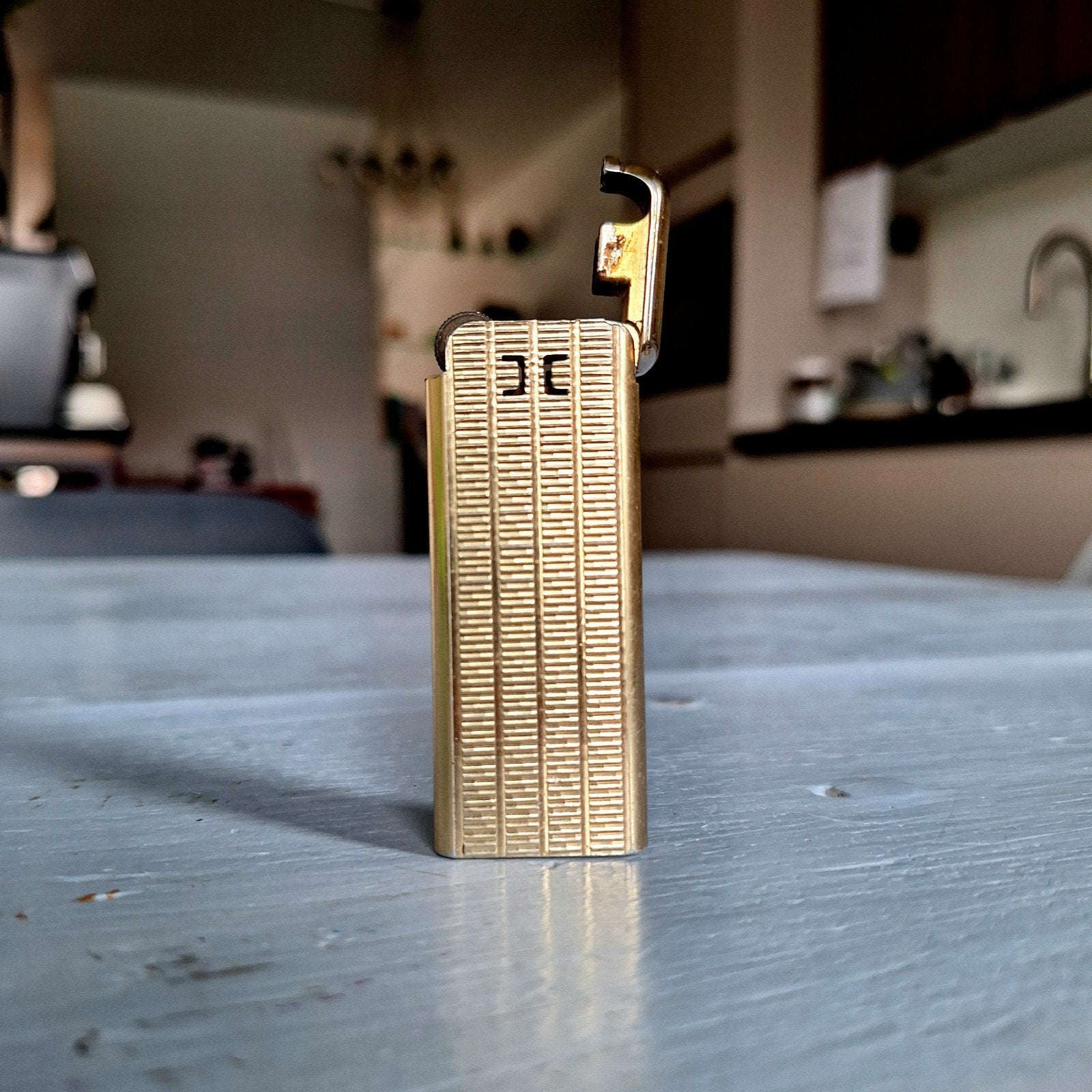 Vintage Colibri aansteker, Ophalen of Verzenden, Gebruikt, Aansteker