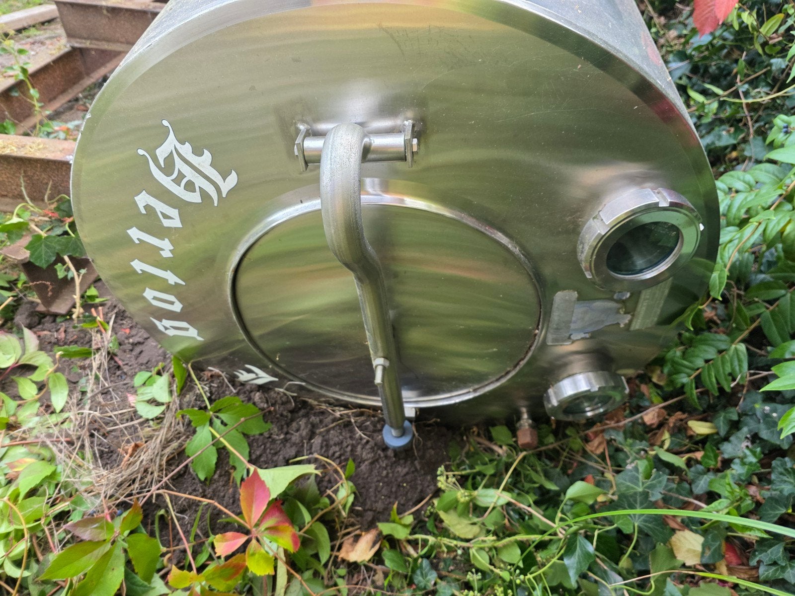 Grote RVS tank, Biertank, 1000 liter, Ophalen, Gebruikt