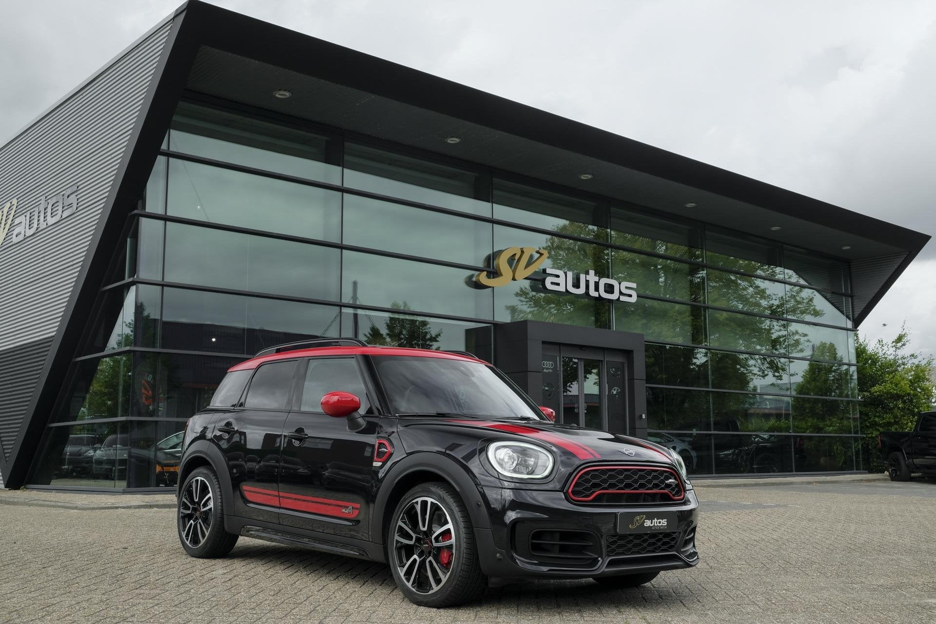 MINI Countryman 2.0 John Cooper Works 306pk ALL4 JCW Panoram, Auto's, Mini, Automaat, 1998 cc, Gebruikt, Leder en Stof