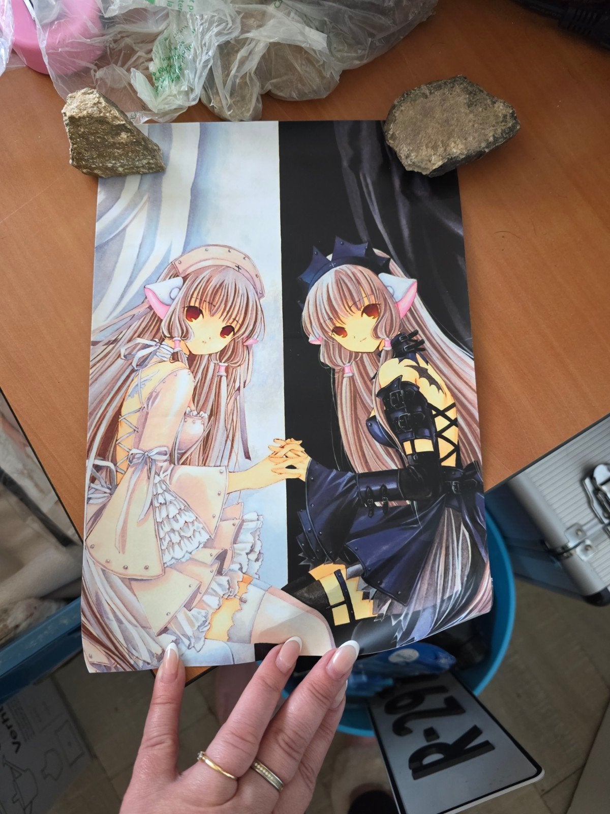 Anime poster 20x30 cm - Chobits stijl, A4 of kleiner, Ophalen of Verzenden, Overige onderwerpen, Rechthoekig Staand