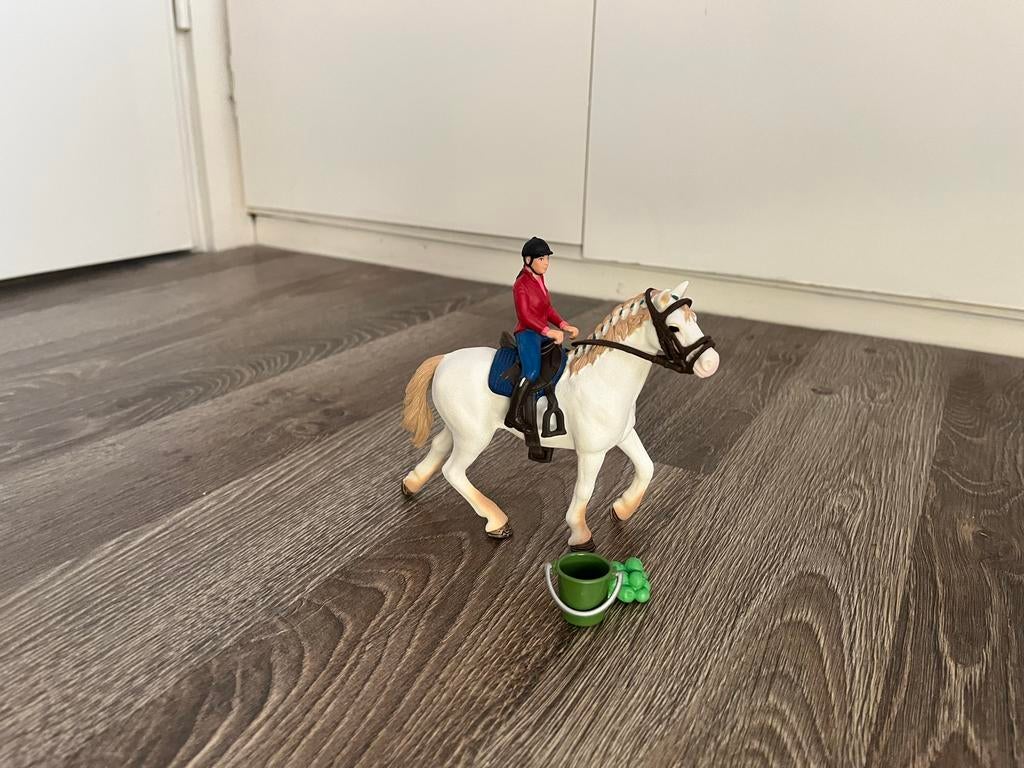 Schleich Ruiter met Paard en Accessoires, Ophalen of Verzenden, Gebruikt, Jongen of Meisje