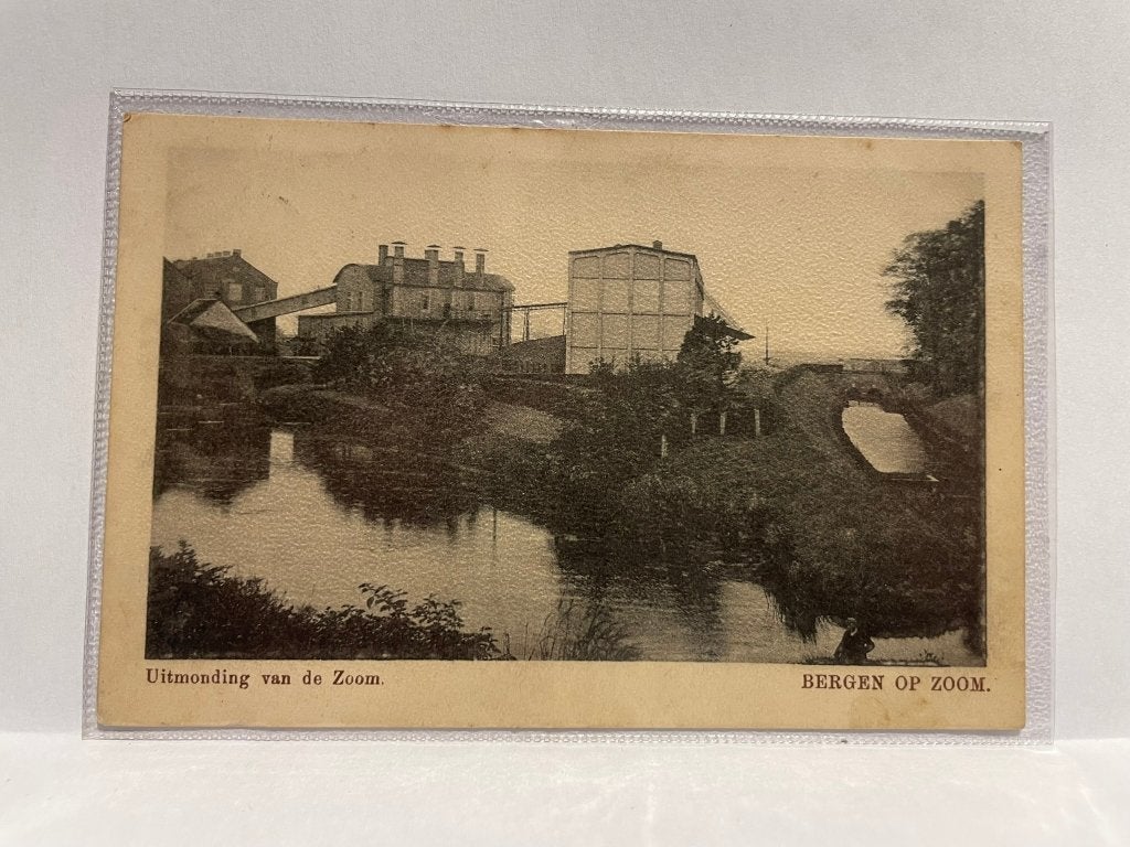 Bergen op Zoom - Uitmonding van de Zoom, Verzenden, Voor 1920, Gelopen, Noord-Brabant