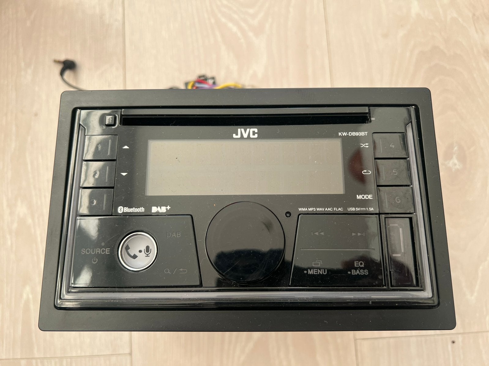 Jvc KW-DB93Bt DAB carkit Bluetooth BT music usb 2-DIN, Ophalen of Verzenden, Zo goed als nieuw, 10 inch, Bescherming voor- en achterkant