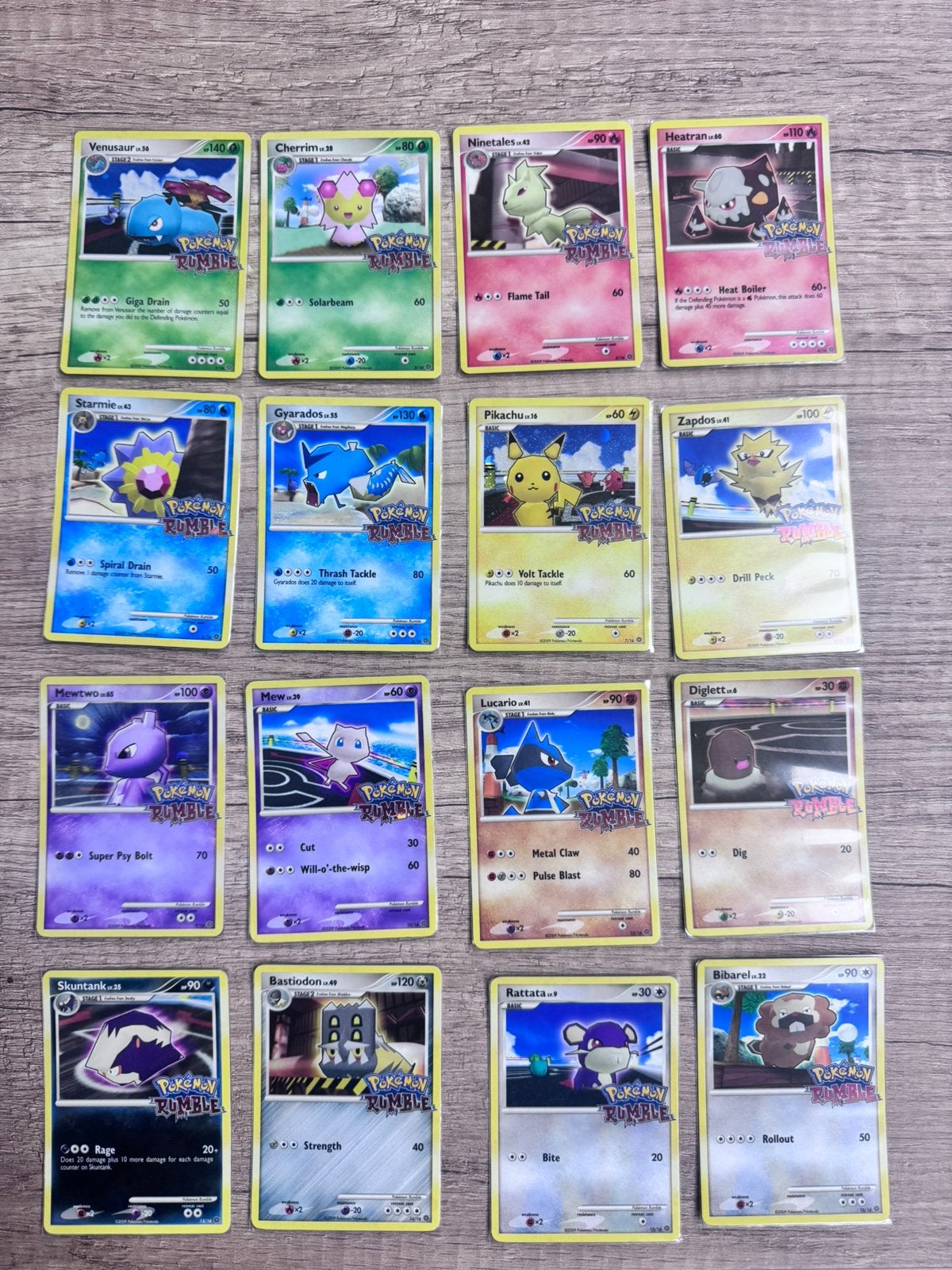 Complete set Pokemon Rumble, Ophalen of Verzenden, Zo goed als nieuw, Meerdere kaarten