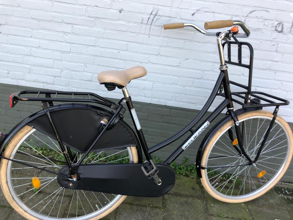 Damesfiets, Ophalen