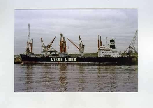 scheepvaart-foto-charles lykes-ex nedlloyd, Ophalen of Verzenden, Zo goed als nieuw, Motorboot, Boek of Tijdschrift