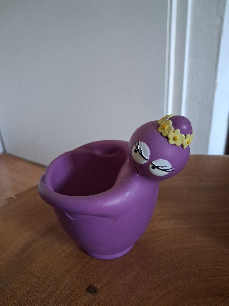 Barbabella pennenbakje bloempotje, Ophalen of Verzenden, Gebruikt