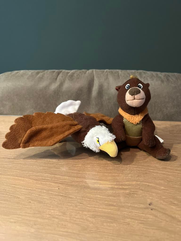 Leuke Brother bear knuffeltjes Disney, Ophalen of Verzenden, Overige figuren, Beeldje of Figuurtje