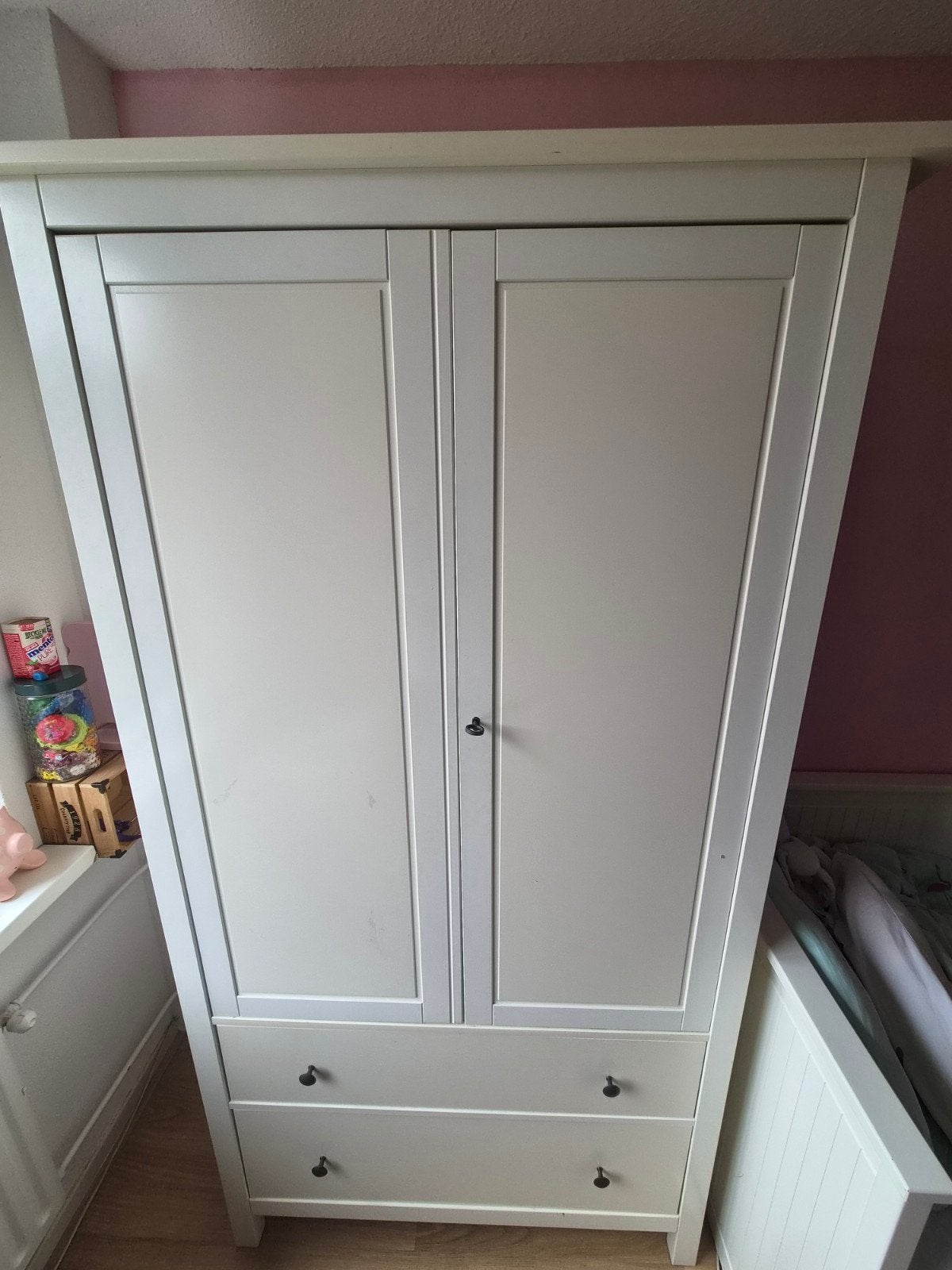 Ikea Hemnes kast, Ophalen, 100 tot 150 cm, 5 laden of meer, 150 tot 200 cm