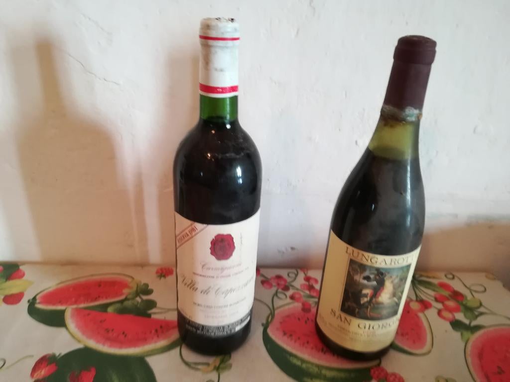 Verzamelen wijn Italiaanse vintage wijnen carmignano, Verzenden, Zo goed als nieuw, Italië, Rode wijn